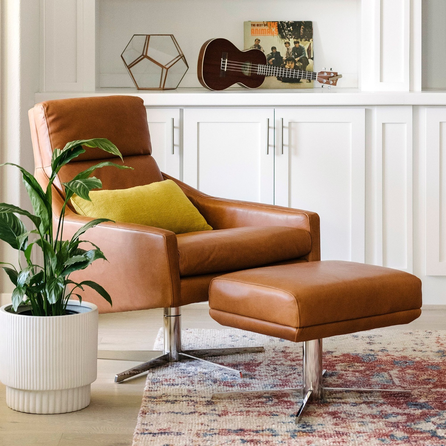 west elm swivel chair