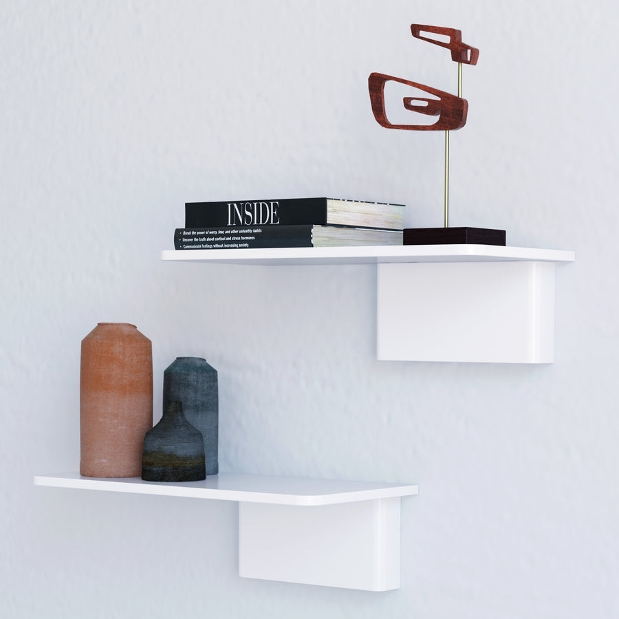 west elm floating shelves