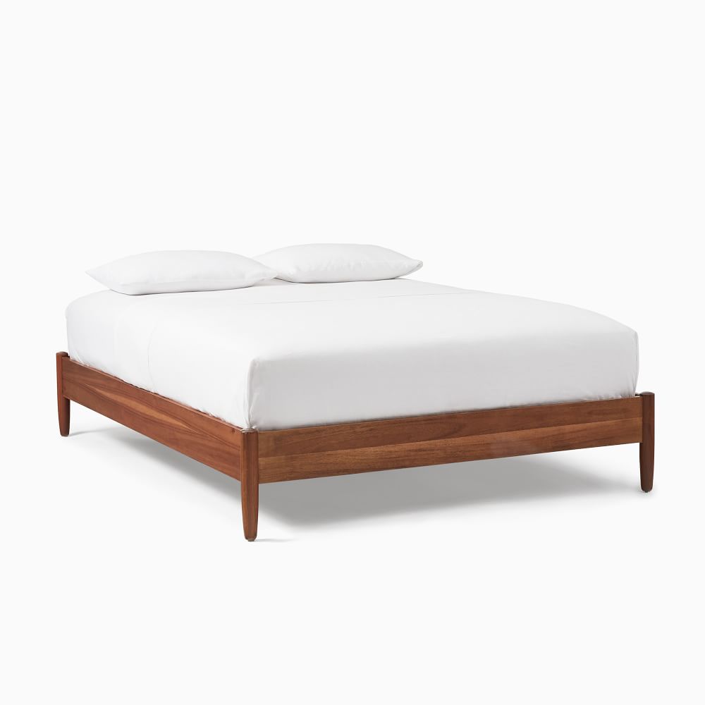 west elm mid  century bed