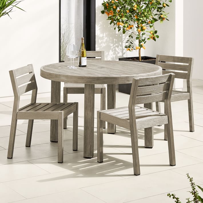 west elm round  dining table