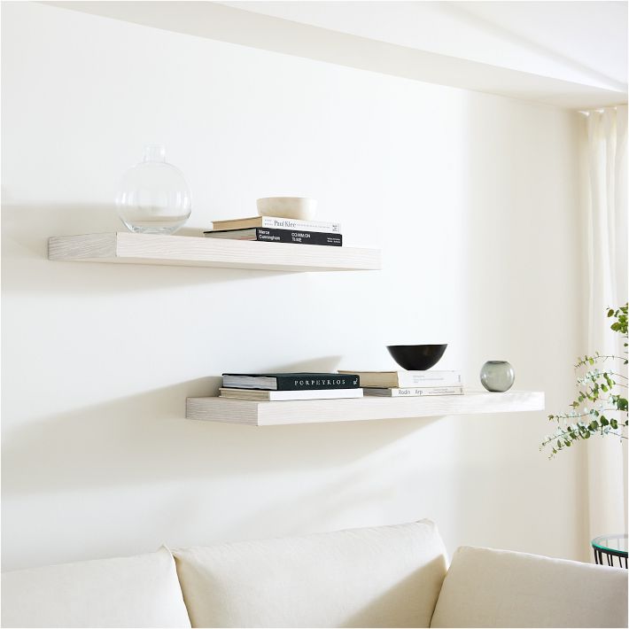 west elm floating shelves