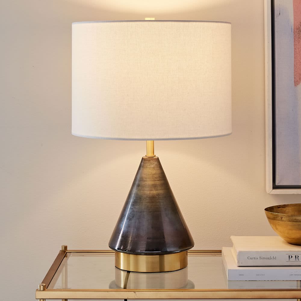 west elm table  lamps