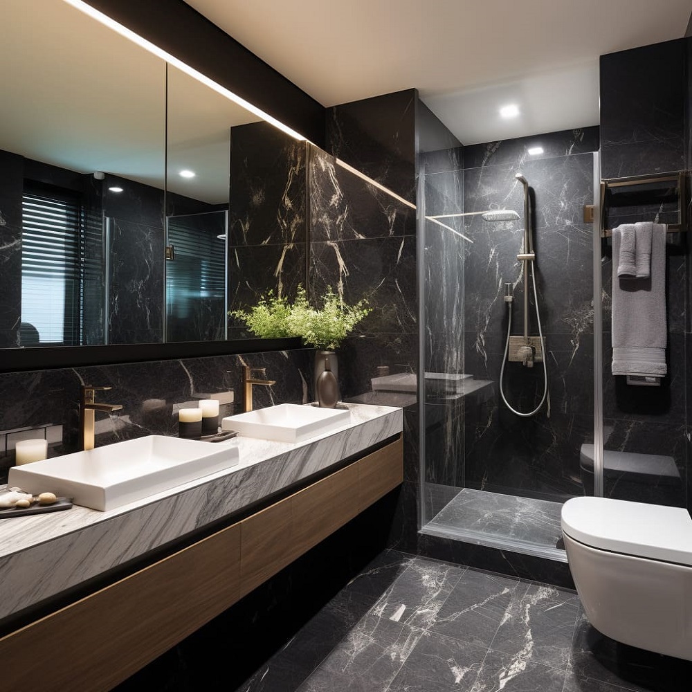 A-luxurious-marble-bathroom-showcases