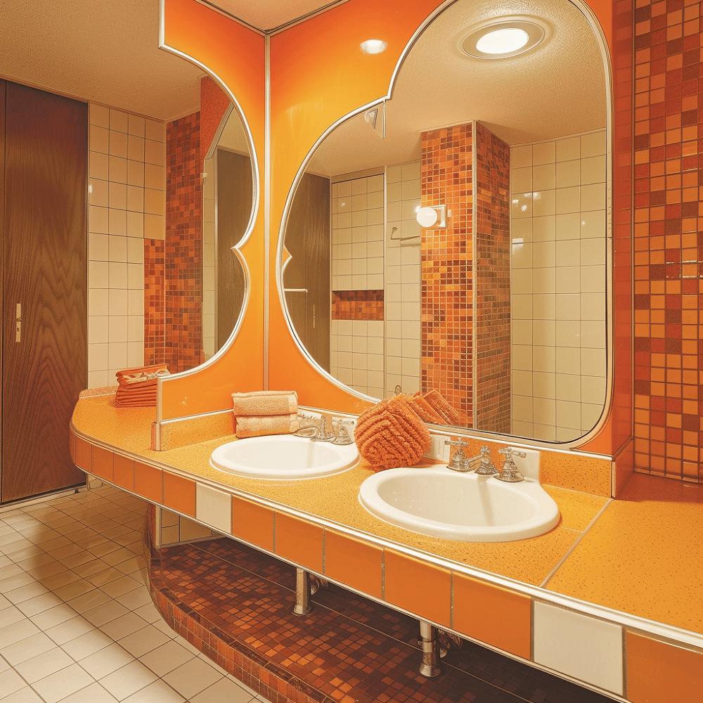 retro bathroom 