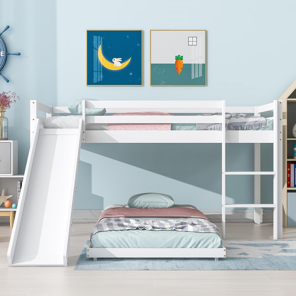 Bunk bed with slide