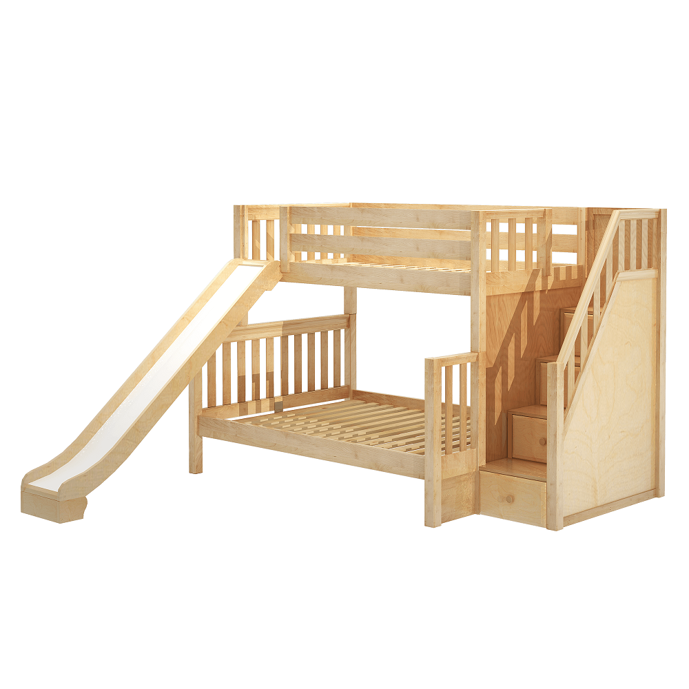 Bunk bed with slide