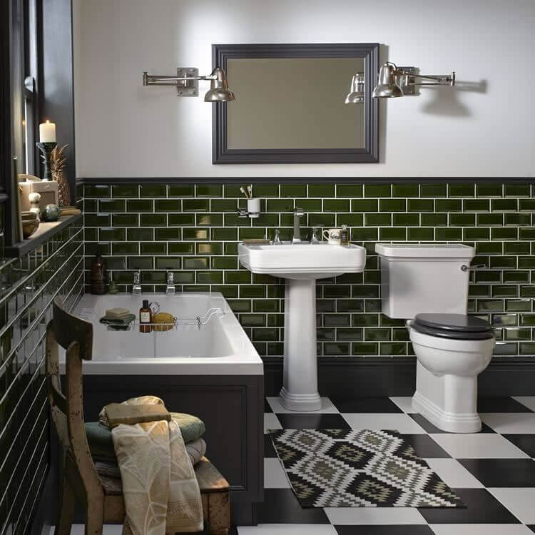 dark green bathroom ideas