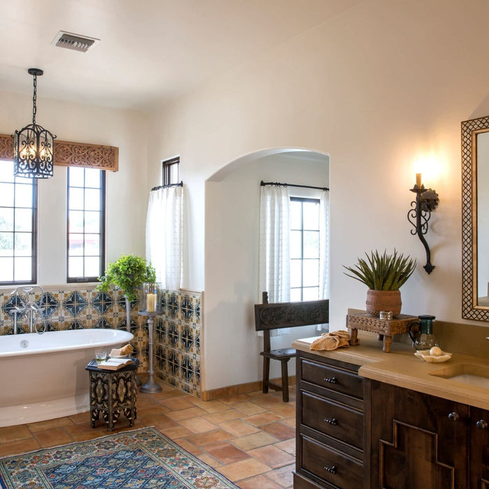 spanish style bathroom 