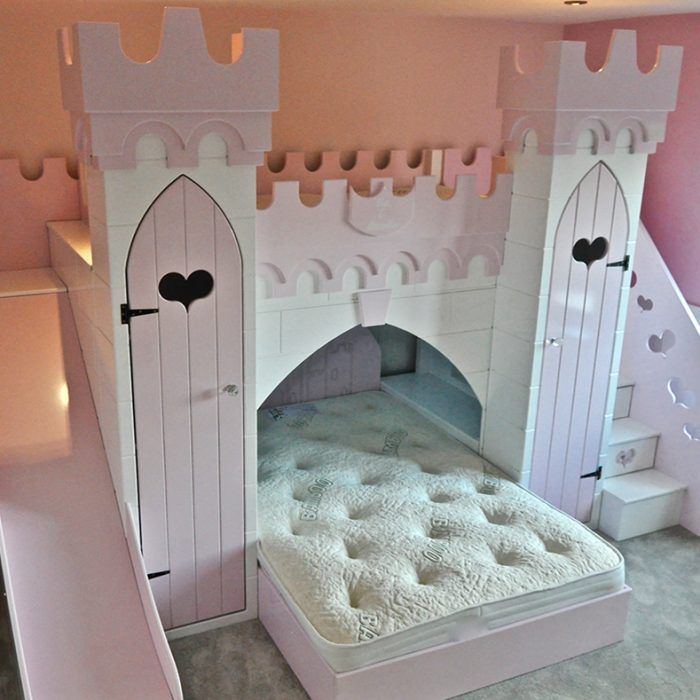 princess bed with slide