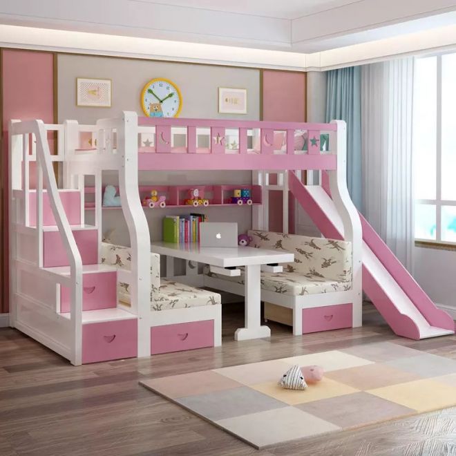 princess bed with slide